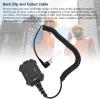 Yoidesu Push to Talk Adapter, Large Sensitive Switch, Strong Metal Clip, Coiled Cable for CP88, GP2000, TC-700, for 7mm Headset Plug with 50-200cm Length view 3