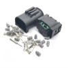 YHGBVRD 1/8 Pin 1-1534229-1 Acc Electric Eye/Sensor Plug Lane Change Assist Controller Connector Applicable to 4F0972708(Lavender,10 Sets) view 1
