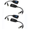 HD-CVI/TVI/AHD Video Balun with Power Connector, RJ45 CAT5 Data Transmitter, BNC Twisted (2 Pair) view 1