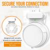 Bangcheer Wall Mount Bracket for TP-Link Deco BE23/BE25/BE3600/BE5000 Mesh WiFi 7 System Network and Power Cord Management Space-Saving TP-Link WiFi 7 Router Wall Mount Bracket (White-1Pack,White) view 4