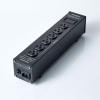 Pailvens AC Power Filter Power Conditioner with Display, 4 Ways Power Socket, Line Conditioner Power Purifier, Power Conditioner Audio Suitable for HiFi CD Player, TV, Black view 2