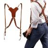 Leather Shoulder Strap for Camera Harness Strap Double Camera Double Camera Holder for a Perfect Fit Suspenders/2127 view 2