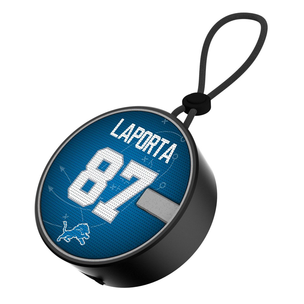 Keyscaper Sam LaPorta Detroit Lions Bluetooth IP67 Waterproof Speaker
