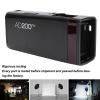 Flash Light Body Cover Case for AD200 PRO, Replacement Protective Shell with ABS Material, Precise Hole Placement view 4