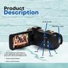 Genius Tech 4K Camera Camcorder 42MP Video Recorder Camera Support Vlogging YouTube TikTok Digital Camcorder with 3" LCD Screen,18X Digital Zoom for Adults Kids Teens Beginners view 3