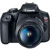 Canon EOS Rebel T7 DSLR Camera w/Canon EF-S 18-55mm f/3.5-5.6 is II and Canon EF 75-300mm f/4-5.6 III Lens + LED Video Light + Camera Case + 64GB Memory (16pc Bundle) (Renewed) view 4