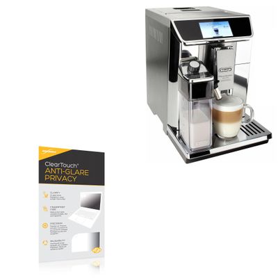 BoxWave Screen Protector Compatible with DeLonghi Primadonna Elite - ClearTouch Anti-Glare Privacy (2-Pack), Privacy Screen Protector Flexible Film Anti-Glare