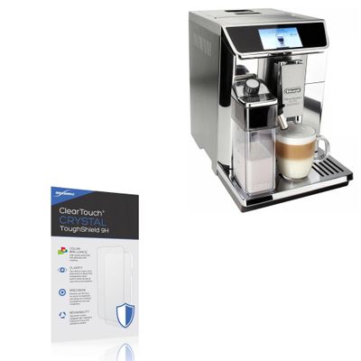 BoxWave Screen Protector Compatible with DeLonghi Primadonna Elite - ClearTouch Crystal ToughShield 9H (2-Pack), Clear 9H Tough Flexible Film Screen Protector