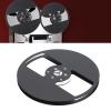 7 inch 1/4 Empty Take Up Reel to Reel Hub, 1/4 7 Inch Nab Aluminum Metal Reel Audio Tape 2 Holes Empty Tape Reel for Recording Open Reel Takeup Reel Machine (Black) view 2