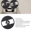 7 inch 1/4 Empty Take Up Reel to Reel Hub, 1/4 7 Inch Nab Aluminum Metal Reel Audio Tape 2 Holes Empty Tape Reel for Recording Open Reel Takeup Reel Machine (Black) view 3