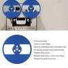 7 inch 1/4 Empty Take Up Reel to Reel Hub, 1/4 7 Inch Nab Aluminum Metal Reel Audio Tape 2 Holes Empty Tape Reel for Recording Open Reel Takeup Reel Machine (Blue) view 2