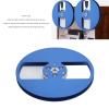 7 inch 1/4 Empty Take Up Reel to Reel Hub, 1/4 7 Inch Nab Aluminum Metal Reel Audio Tape 2 Holes Empty Tape Reel for Recording Open Reel Takeup Reel Machine (Blue) view 3