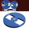 7 inch 1/4 Empty Take Up Reel to Reel Hub, 1/4 7 Inch Nab Aluminum Metal Reel Audio Tape 2 Holes Empty Tape Reel for Recording Open Reel Takeup Reel Machine (Blue) view 4