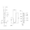ENS 2.6 Inch Galvanized Steel Cable Support J Hook, Heavy Duty J-Hook, Wire Management Vertical Surfaces Wall Mounting, Efficient Cable Management & Organization Solution (2.6") view 2