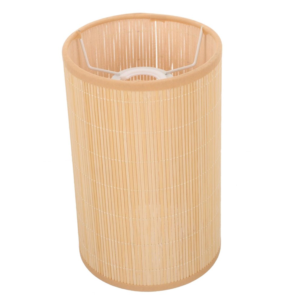 Garneck E27 E14 Bamboo Lampshade Woven Pendant Light Lampshade Replacement for Ceiling Table Lamps
