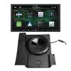 Alpine i407-WRA-JK 7" Apple CarPlay/Android Auto Car Stereo + Alpine SBV-10-WRA 300W RMS 10" Underseat Subwoofer Bundle for 2007-2018 Jeep Vehicles view 1