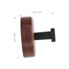 BESTOYARD Decorative Hat Hooks for Wall Wooden Door Back Hanger Hooks Rustic Wall Coat Hangers for Living Room view 2