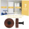 BESTOYARD Decorative Hat Hooks for Wall Wooden Door Back Hanger Hooks Rustic Wall Coat Hangers for Living Room view 4
