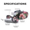 VR Skin Compatible with Meta Quest 3S - Hibiscus - Premium 3M Vinyl Protective Wrap Decal Cover - Easy to Apply | Crafted in The USA by MightySkins view 2