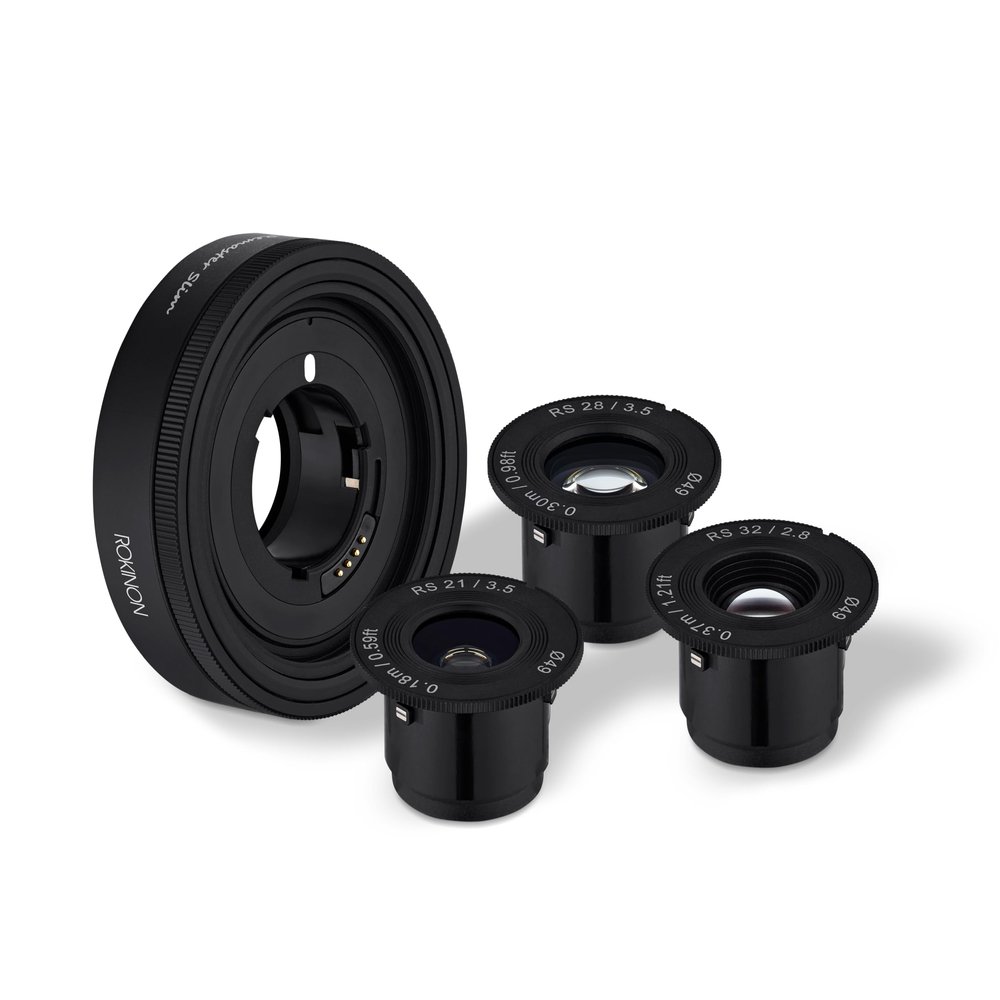 Rokinon Remaster Slim AF Modular Wide Angle 3 Lens System for Sony FE, 21mm F3.5 + 28mm F3.5 + 32mm F2.8