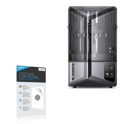BoxWave Screen Protector Compatible with Elegoo Saturn 4 Ultra - ClearTouch Crystal (2-Pack), HD Film Skin - Shields from Scratches