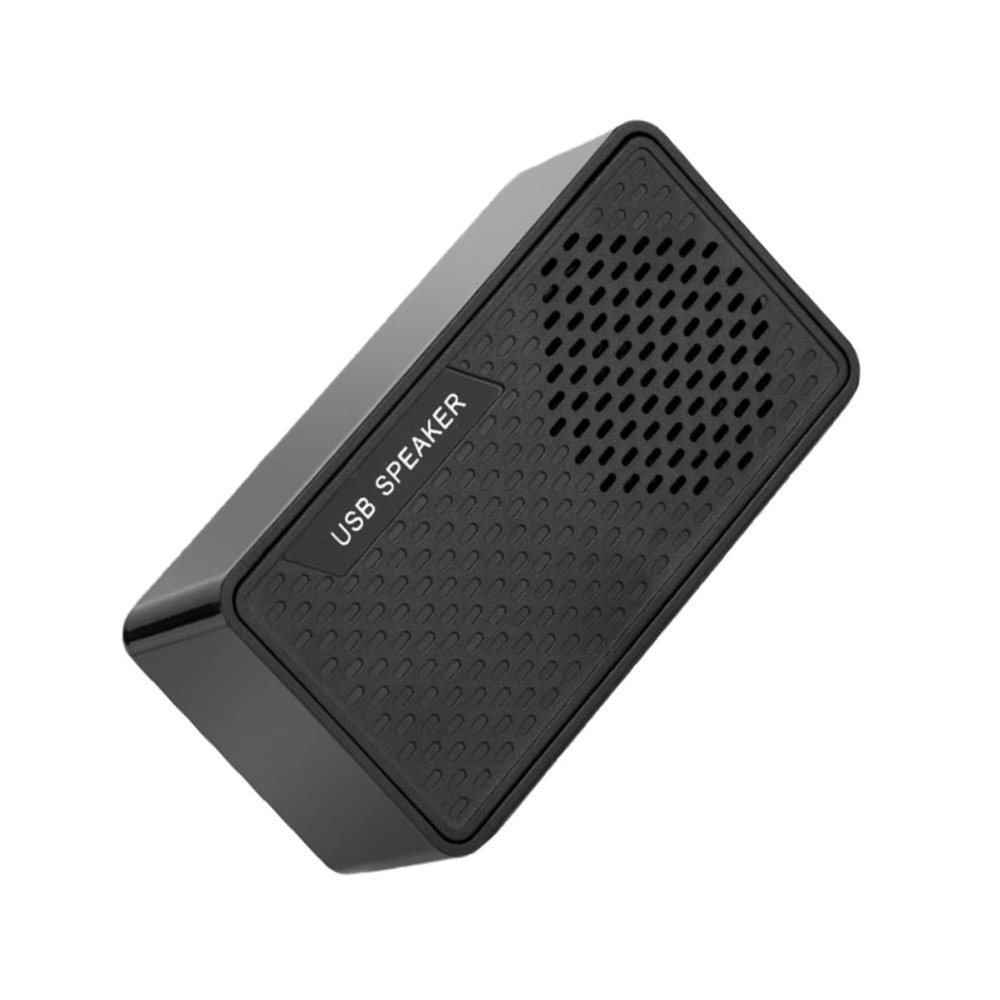 Hoement USB Laptop Speaker Sound Bar Mini Subwoofer Portable for Desktop Tablet and Mobile Devices Crisp Surround Sound No Driver Installation Required