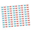 HOMSFOU 50pcs Stereoscopic Glasses Anaglyph Movie Glasses Red Blue for Camping Traveling Cinema view 1