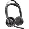 Poly 5X Voyager Focus 2 UC Stereo Bluetooth Headset (Microsoft Teams Certified) (77Y87AA) with Travel Pouch Bundle Including: Goby Labs Headphone Cleaner, Fiber Cloth view 3