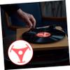 HOMSFOU Triangle Record Player Adapter Stylish Vinyl Record Adapter for Turntables Practical Accessory for Enjoying Music Even Weight Distribution and Easy Handling view 2