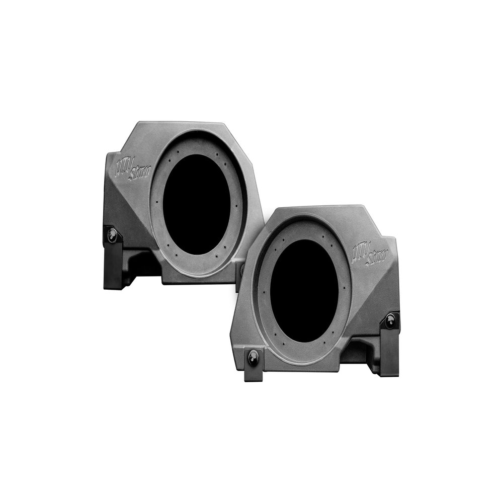 UTV Stereo Polaris RZR Pro Series Rear Seat Speaker Pods - Deep Mounting Depth (3.42") - Upgraded Larger Speakers in Stock Location - RZR Pro R, Turbo R, XP4 & XP Models