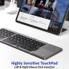 Tek Styz Slim Foldable Wireless Keyboard Compatible with Sony Xperia Z2 Tablet with TOUCHPAD Mouse Fully Universal Providing 48H Use, 560 Days Standby, Portable, Compact, Tri-Fold, Rechargeable! view 4