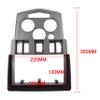 Car DVD Frame Plug Audio Fitting Adaptor Dash Trim Kits Facia Panel 9inch Compatible with Logan L90 2004-2007 Radio Player 2 Din(9 inch) view 2