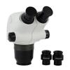 Microscope 6.5X-65X 3.25X-130X Zoom Stereo Microscope Binocular Microscope + 0.5X 2.0X 1X Auxiliary Lens Suitable for LAB Phone PCB Soldering(6.5X-65X) view 2