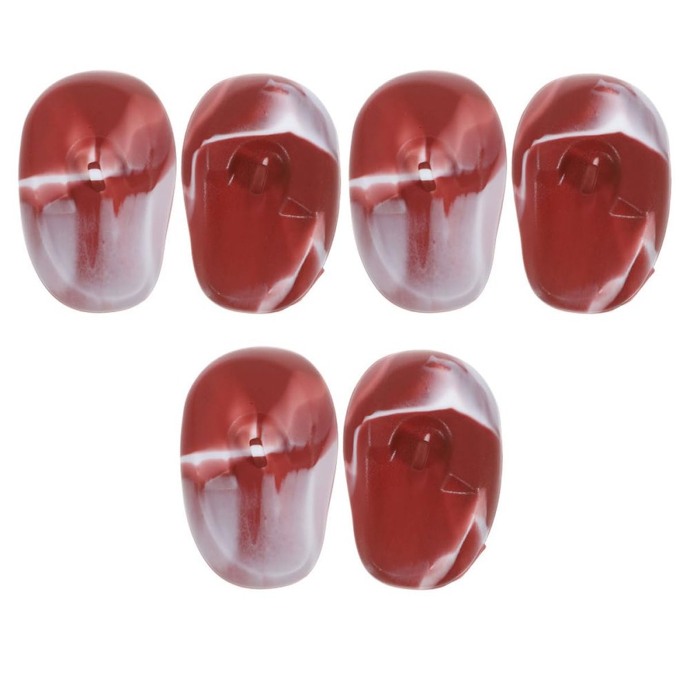 Gogogmee 3pairs Silicone Hair Dye Earmuffs Highlight Caps for Hair Ear Covers for Shower Safety Ear Protection