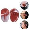 Gogogmee 3pairs Silicone Hair Dye Earmuffs Highlight Caps for Hair Ear Covers for Shower Safety Ear Protection view 3