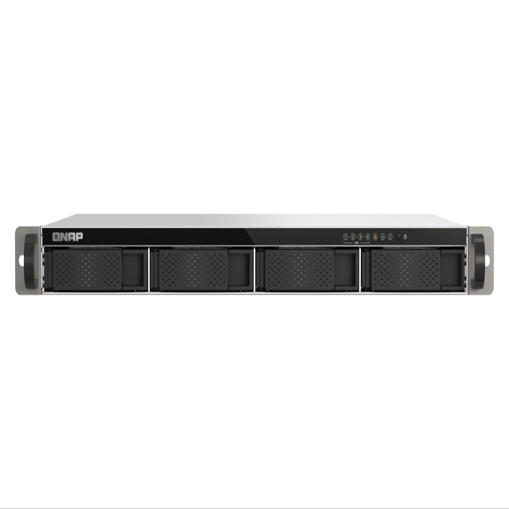 QNAP TS-433eU Compact 1U Short-Depth rackmount 2.5GbE NAS, Affordable Edge Storage with NPU Acceleration (Diskless)