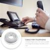 Yardenfun 20m Core Plug Telephone Cable Flat Extension Cord for Landline Phone Replacement Wire for Desk Office view 3