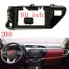 2 Din Fascia Frame Adapter Car Audio Radio 10.1 Inch Compatible with Hilux 2018 CD/DVD Player Stereo Panel Dash Trim view 2