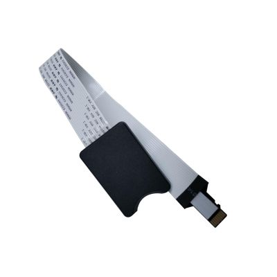 ACGTUY m/ic-r/o SD to SD Card Extension Cable TF to m/ic-r/o SD Card Reader Flexible Extender Adapter(48cm)