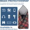 Walking Way Protective Wrap, Self-Adhesive Magic Cloth Camera Wrap, Storage Cloth, Anti-Scratch, Dustproof, Washable Lens Pouch for DSLR, Smartphones, Laptops, Cosmetic view 2