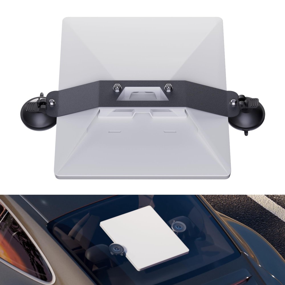 Starlink Mini Mount, Starlink Mini Suction Cup Mount, Sunroof Mounting Kit for Kickstand with Holes Only