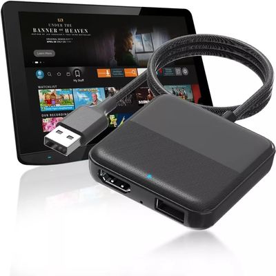 Car TV Mate, HDMl Multimedia Adapter Wired CarPlay,Carplay TV Adapter HDMI Converter for Fire TV Stick/Game Machine