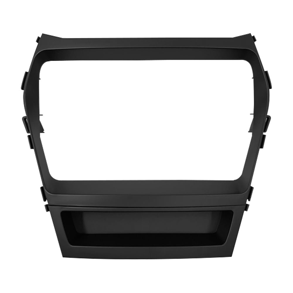 9Inch 2din Car Fascia Compatible with IX45 / SANTA FE 2013-2018 Stereo Panel Dash Mount Installation 2 Din DVD Bezel Frame