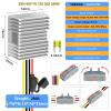 12V 20A 240W with Fuse 36V 48V to 12V Voltage Converter, Buck Converter Voltage Reducer, Waterproof DC Converter Module for Golf carts, Scooters, LED Lights (Input Voltage 18V-60V) view 2