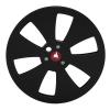 1/4 7 Inch Empty Tape Reel, Aluminum Alloy Open Reel Audio Tape Empty Reel Recording Takeup Reel for TEAC for Studer, 6 Holes (Black) view 1