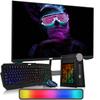 TechMagnet CyberCube Mini PC Bundle  Intel Core i7 4th Gen, 8GB RAM, 256GB SSD, 27 Inch Monitor, RGB Keyboard with Copilot, RGB Mouse, Soundbar, WiFi+Bluetooth, Windows 11 (Renewed) view 1