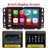 8 Android 13 Double Din Car Stereo Audio with CarPlay Android Auto for Chevy Silverado Chevrolet Malibu HHR GMC Impala Yukon, FM Multimedia Radio Bluetooth Head Unit with Backup Camera - 2G 32G view 3