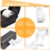5 Roll Compatible for Dymo 30270 White Continuous Receipt Paper (2-1/4" x 249 feet) Non-Adhesive Label Printer Tape for LabelWriter 450, 450 Turbo, 4XL Printers, 250 Feet Per Roll, NOT FIT 550 & 5XL view 3