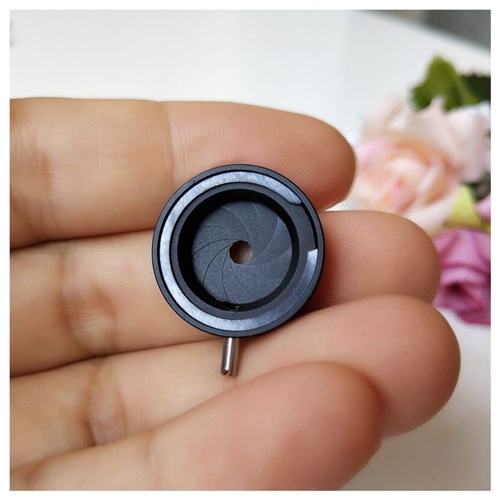 Lab Microscope Accessories 1-12mm Amplifying Diameter Metal Zoom Optical Aperture Condenser for Digital Camera Microscope Adapter