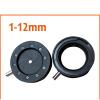 Lab Microscope Accessories 1-12mm Amplifying Diameter Metal Zoom Optical Aperture Condenser for Digital Camera Microscope Adapter view 2